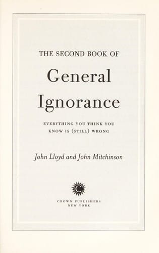 The second book of general ignorance