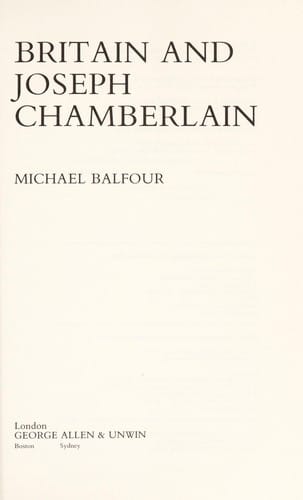 Britain and Joseph Chamberlain