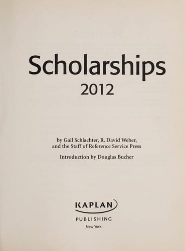 Scholarships 2012