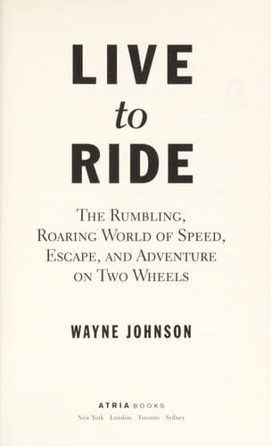 Live to ride