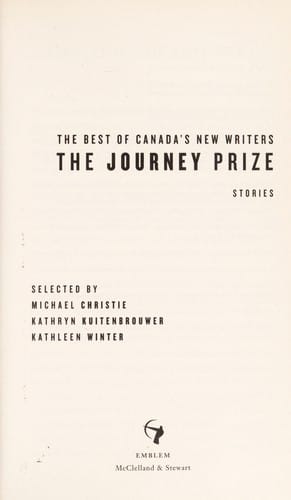 The Journey Prize Stories 24