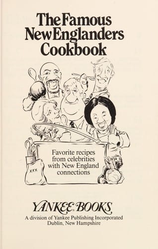 The Famous New Englanders cookbook