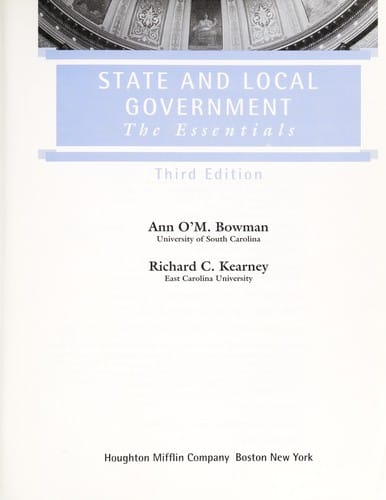 State and local government