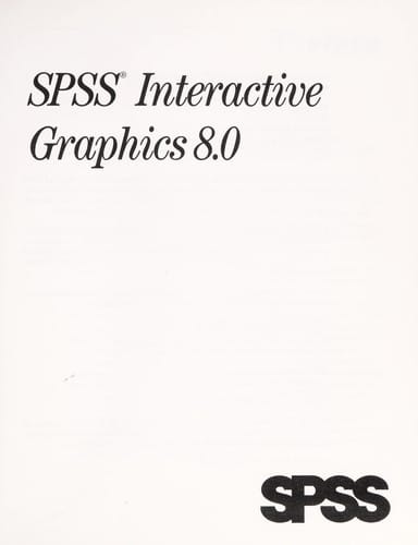 SPSS Interactive Graphics 8.0