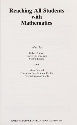 Reaching all students with mathematics