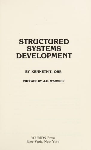 Structured systems development