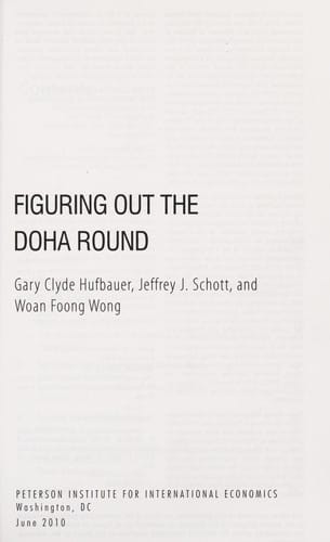 Figuring out the Doha Round