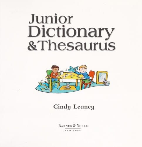 Junior dictionary & thesaurus