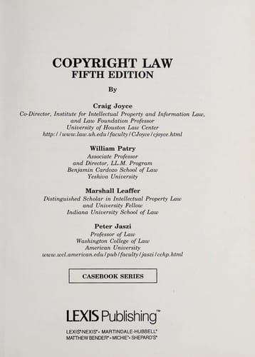 Copyright law