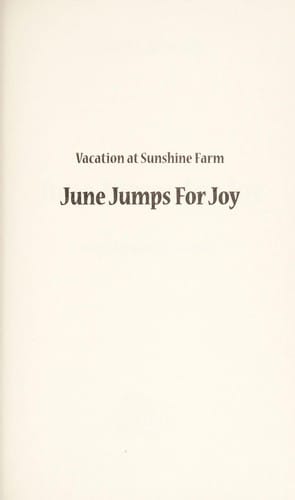 June jumps for joy