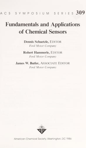 Fundamentals and applications of chemical sensors
