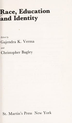 Race, education, and identity