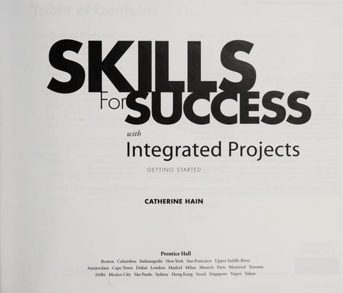 Skills for success with integrated projects