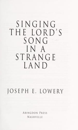 Singing the Lord's song