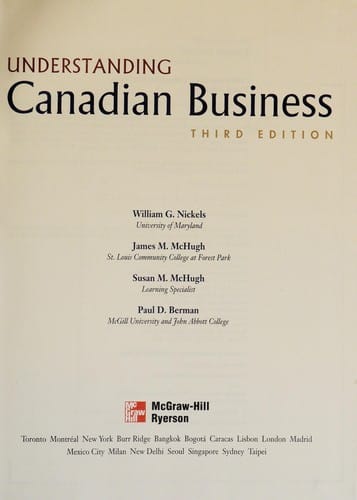 Understanding Canadian business