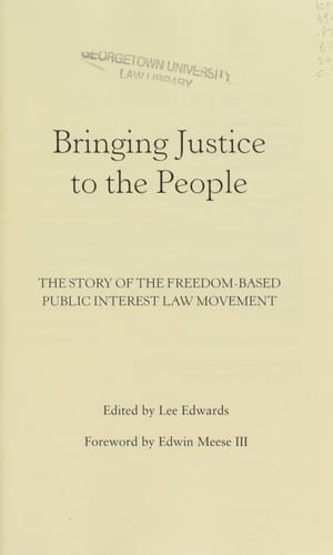 Bringing justice to the people