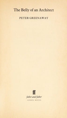 The belly of an architect