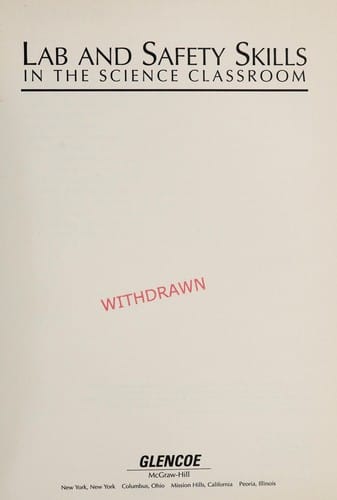 Lab and safety skills in the science classroom