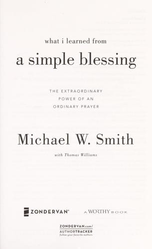 What I learned from a Simple Blessing