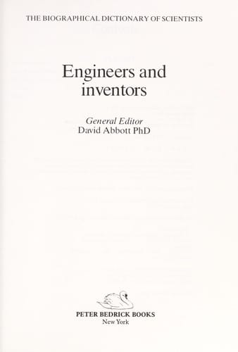 The Biographical dictionary of scientists