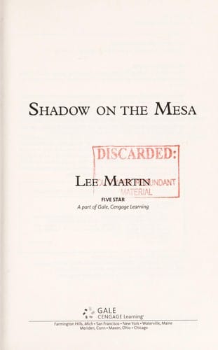 Shadow on the Mesa