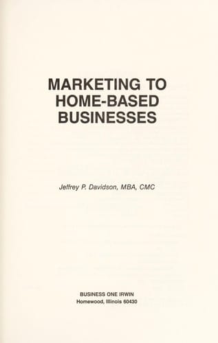 Marketing to home-based businesses