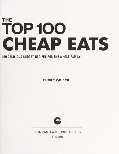 The top 100 cheap eats