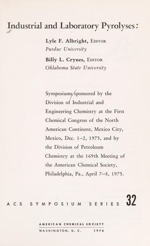 Industrial and laboratory pyrolyses