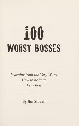 100 worst bosses