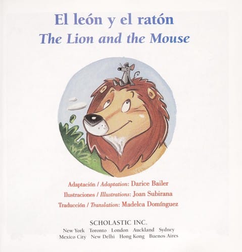 El león y el ratón