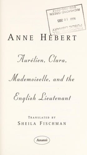 Aurelien, Clara, mademoiselle, and the English lieutenant