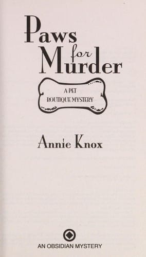 Paws for murder