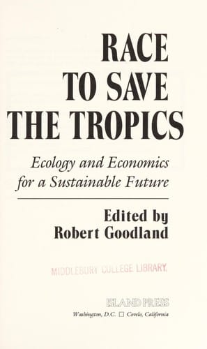 Race to save the tropics