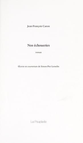 Nos échoueries