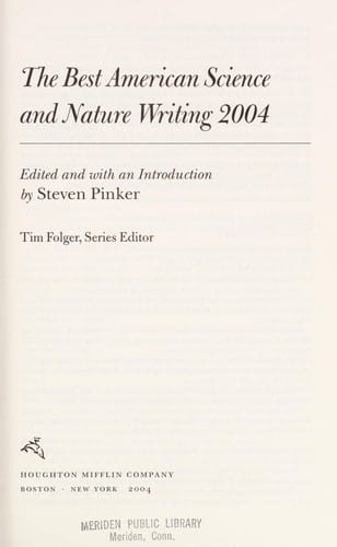 The best American science and nature writing 2004