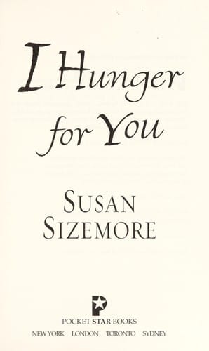 I hunger for you
