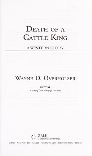 Death of a cattle king