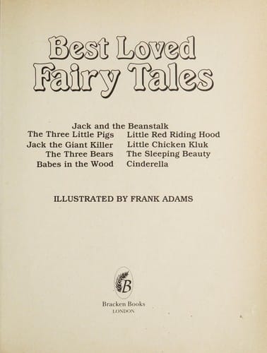 Best loved fairy tales