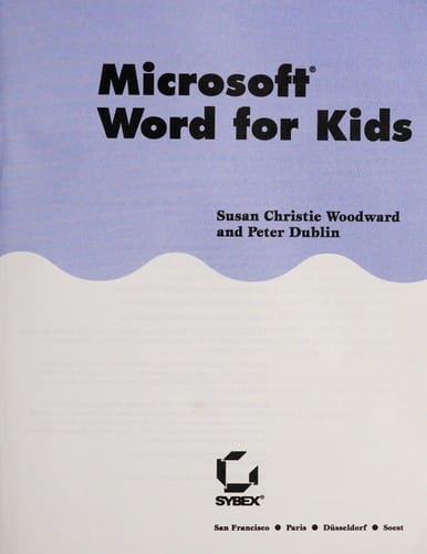 Microsoft word לילדים