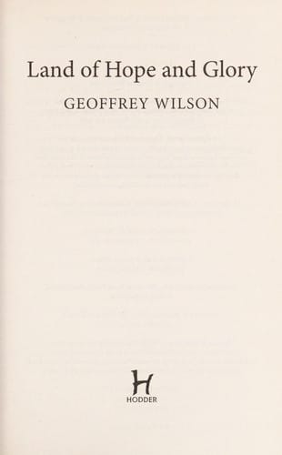 Land of hope and glory