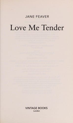 Love me tender