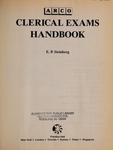 Clerical exams handbook