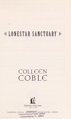 Lonestar Sanctuary (Lonestar #1)