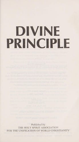 Divine principle