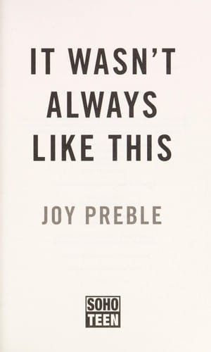 It wasn't always like this