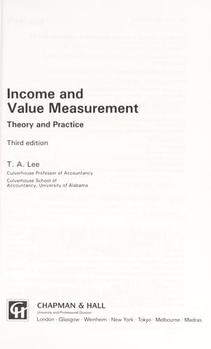 Income and value measurement