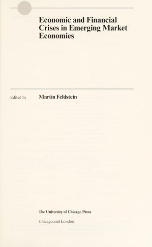 Economic and financial crises in emerging market economies