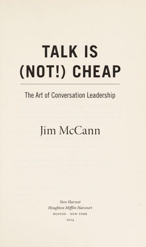 Talk is (not!) cheap