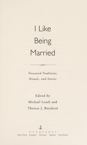 I like being married