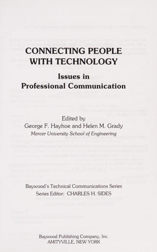 Connecting people with technology